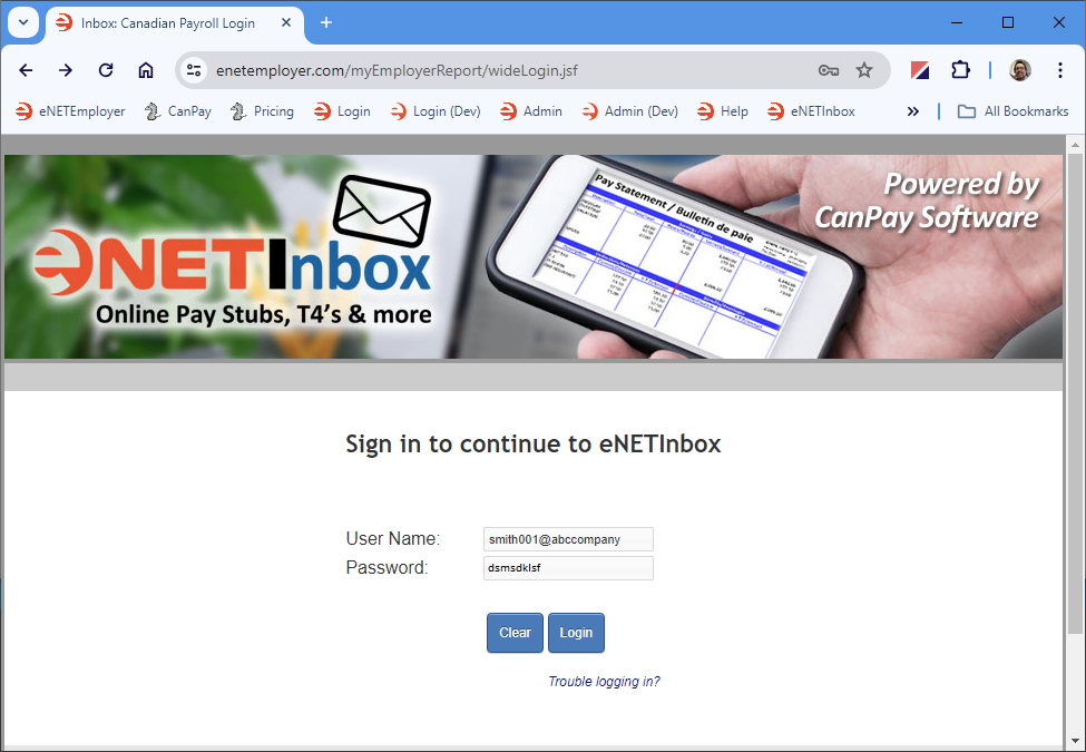 Fig. 04: Use your 'temporary' password to login to the program.