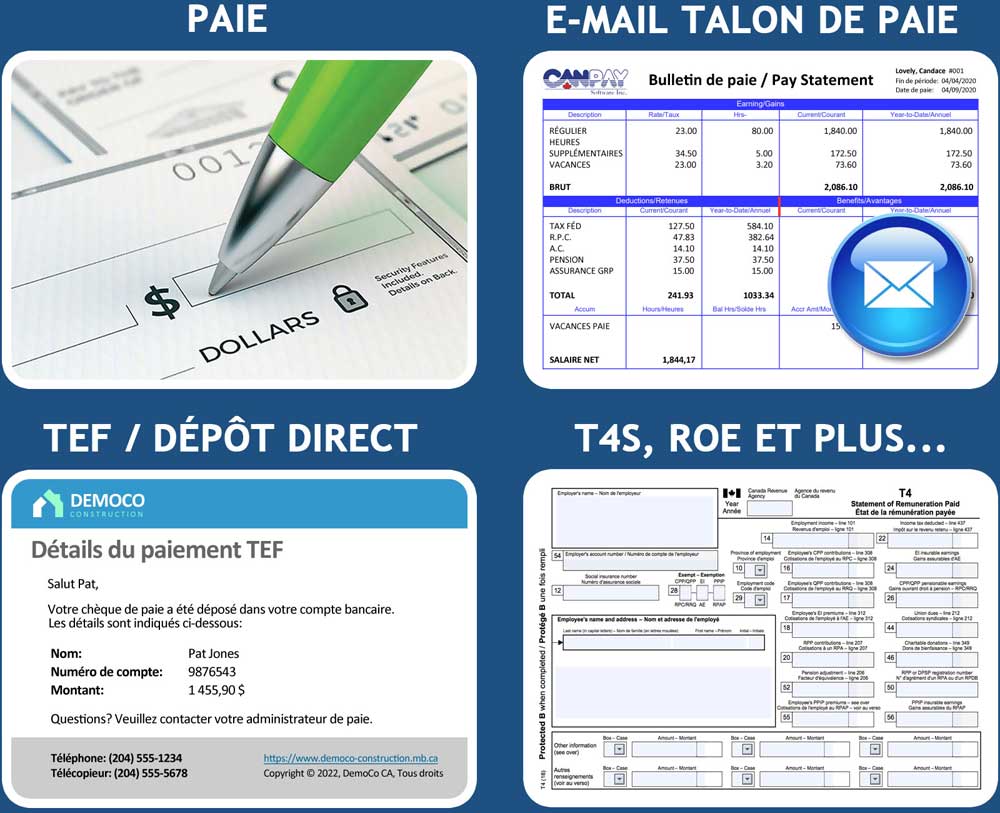 Outils complets pour la paie canadienne