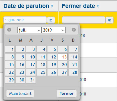 Publier automatiquement des travaux avec une date ultérieure