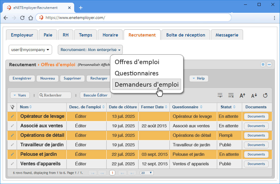 Système de suivi des candidats - Logiciel de recrutement Canada