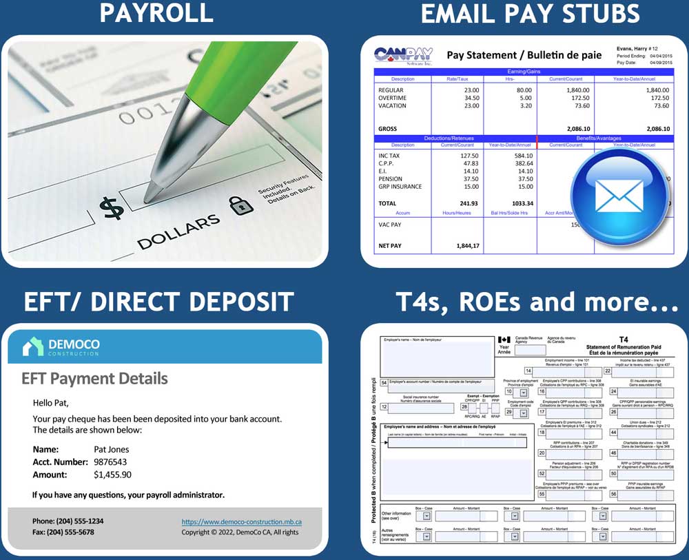 Complete tools for Canadian payroll