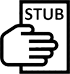 Pay stub icon