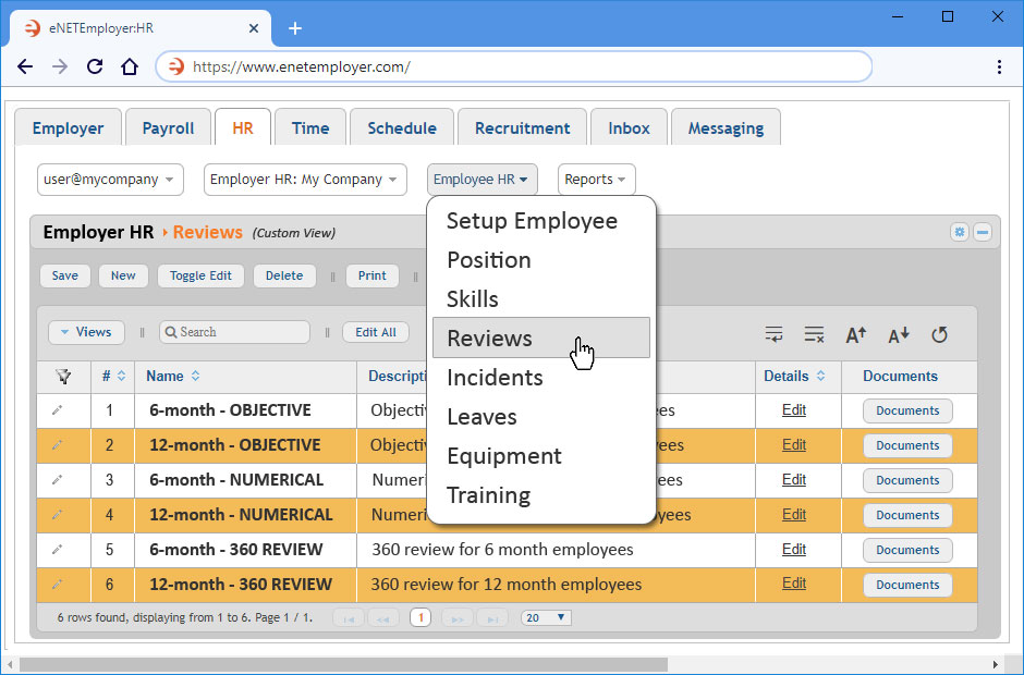 Employee HR Module